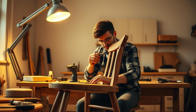 Popravka stolice vlastitim rukama